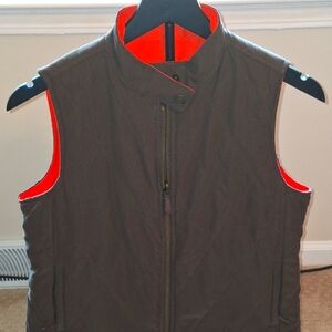 Lauren Ralph Lauren Reversible Army Green and Orange Vest Size PM